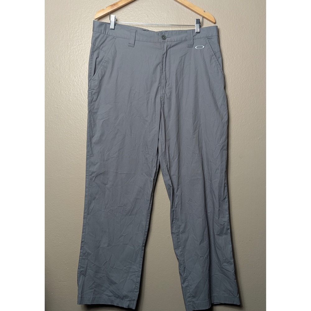 Oakley Pants Men Size 36 Grey Golf Pants Gorpcore Techwear Stretch Lightweight
